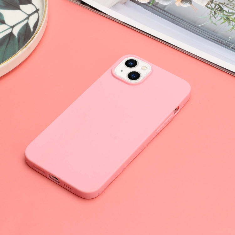 MATT Silikónový obal pre Apple iPhone 14 Plus - ružový