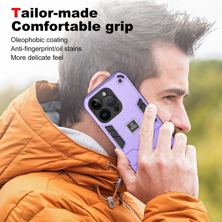 HOLDER ARMOR Tvrdený kryt pre Apple iPhone 14 Pro - fialový
