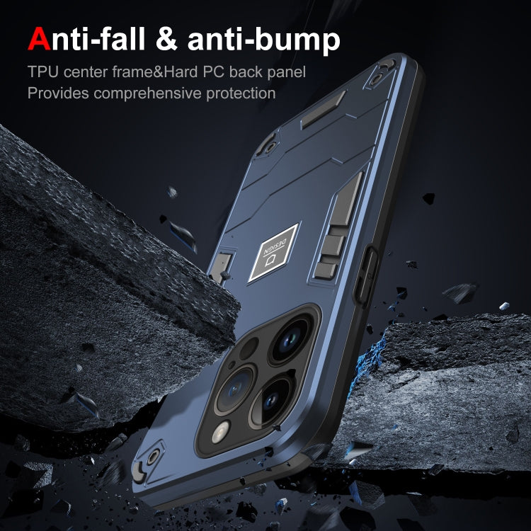 HOLDER ARMOR Tvrdený kryt pre Apple iPhone 14 Pro - modrý