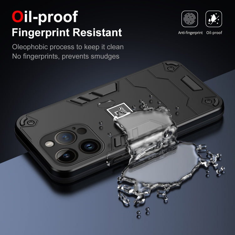 HOLDER ARMOR Tvrdený kryt pre Apple iPhone 14 Pro - čierny