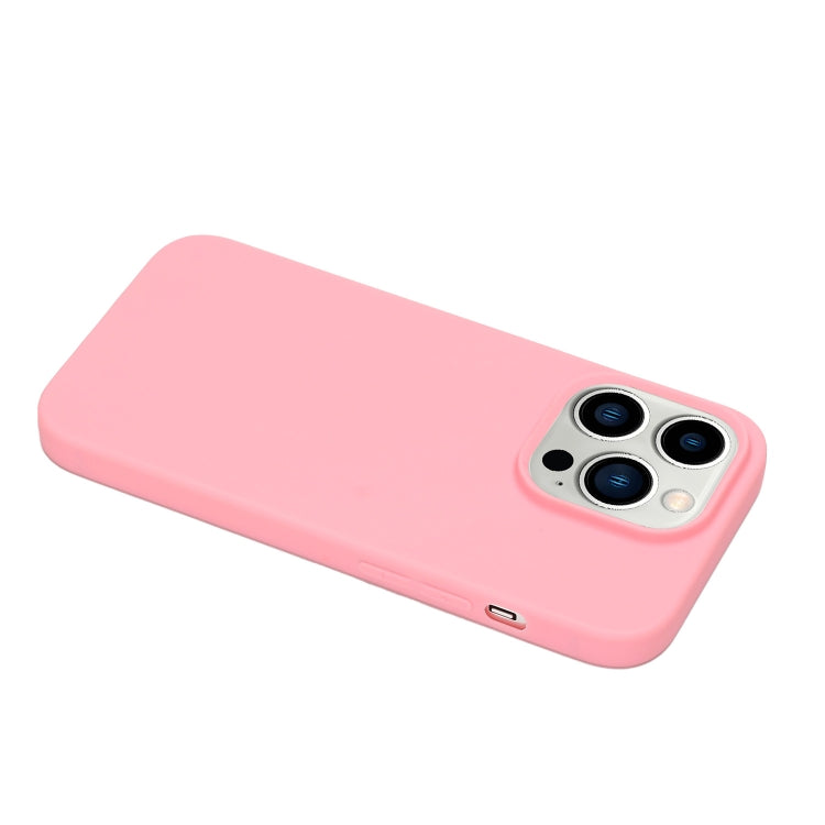 MATT Silikónový obal pre Apple iPhone 14 Pro - ružový