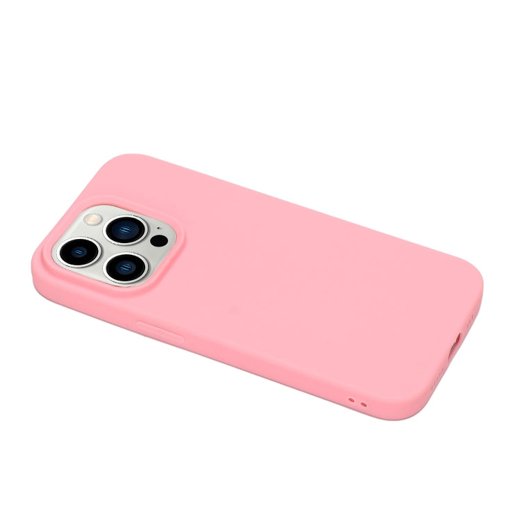 MATT Silikónový obal pre Apple iPhone 14 Pro Max - ružový