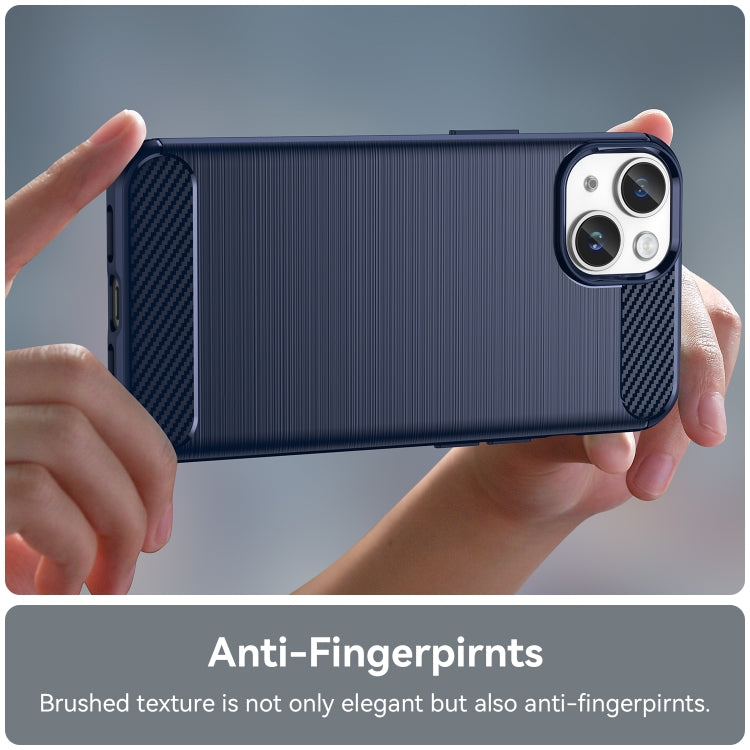 CARBON Zadný obal pre Apple iPhone 15 - modrý