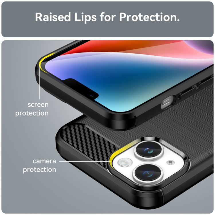 CARBON Zadný obal pre Apple iPhone 15 - čierny
