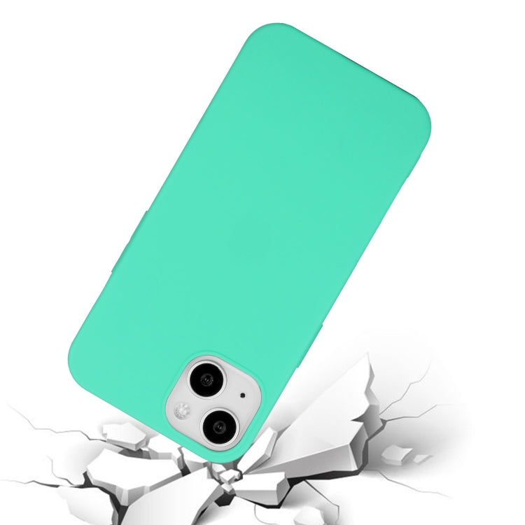 MATT Silikónový obal pre Apple iPhone 15 - mentolový