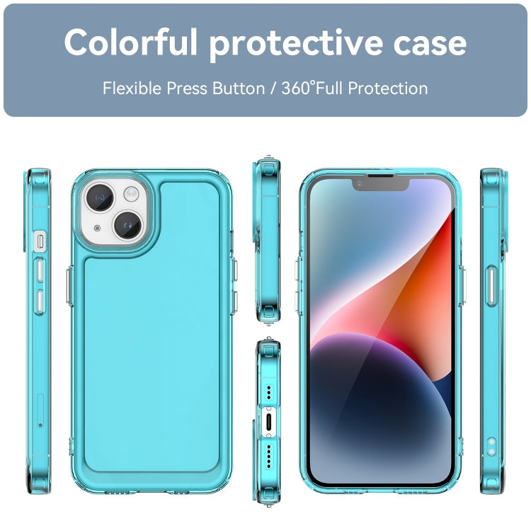 CANDY Zadný obal pre Apple iPhone 15 Plus - modrý