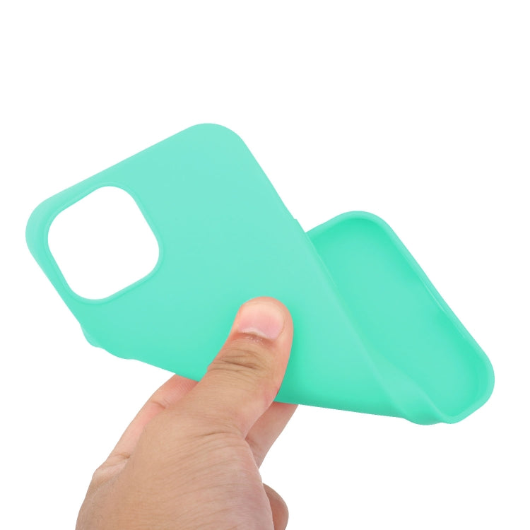 MATT Silikónový obal pre Apple iPhone 15 Plus - mentolový