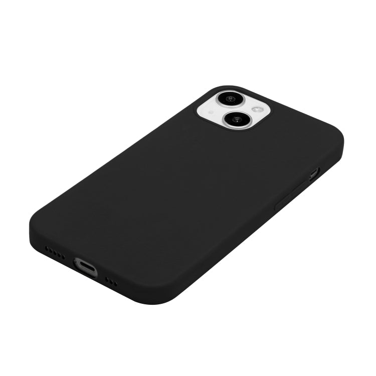 MATT Silikónový obal pre Apple iPhone 15 Plus - čierny