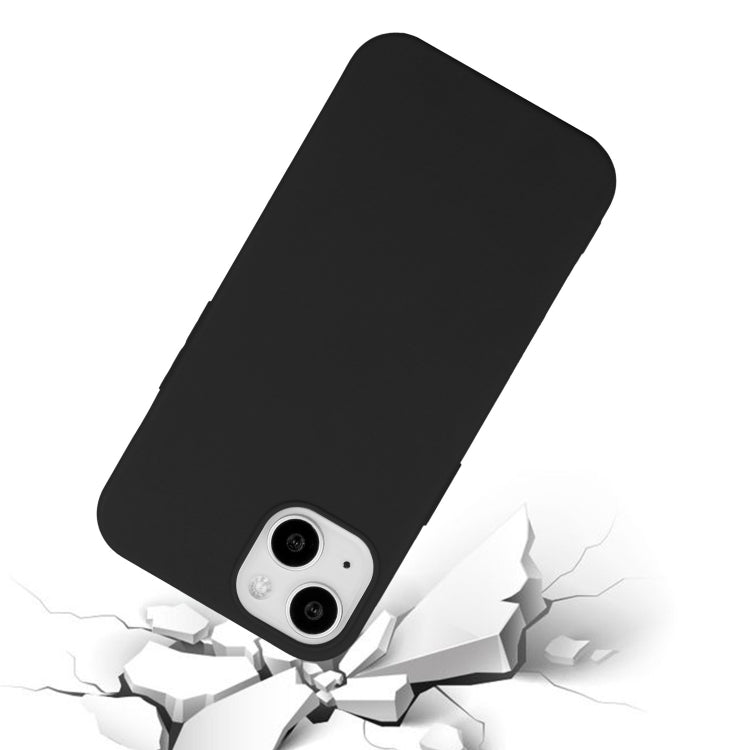 MATT Silikónový obal pre Apple iPhone 15 Plus - čierny