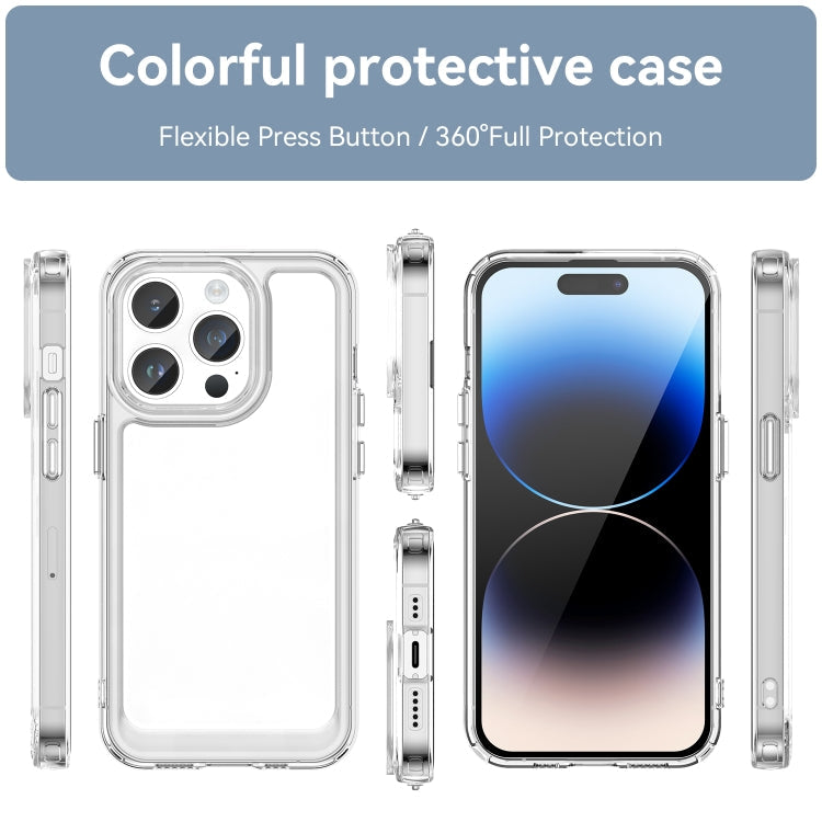 CANDY Zadný obal pre Apple iPhone 15 Pro Max - priesvitný