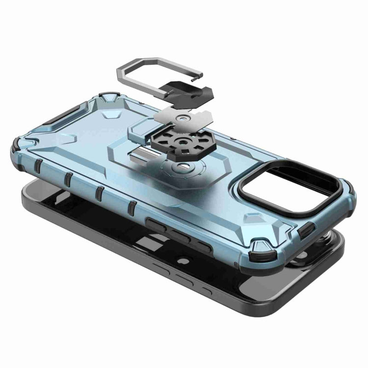 RING ARMOR Tvrdený kryt pre Apple iPhone 15 Pro - čierny