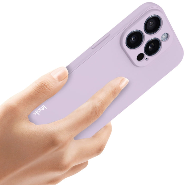 IMAK Silikónový obal pre Apple iPhone 15 Pro - fialový