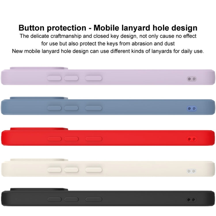IMAK Silikónový obal pre Apple iPhone 15 Pro - fialový