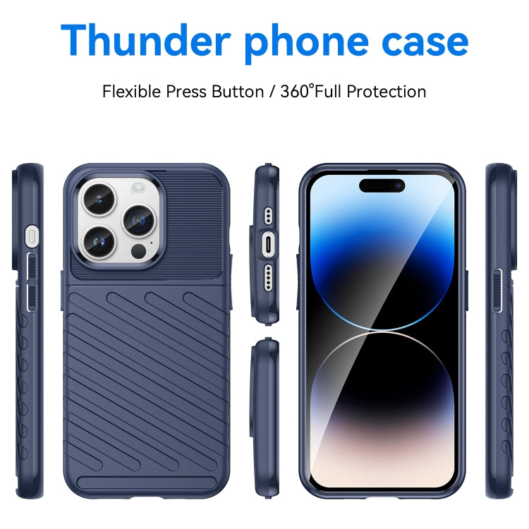 THUNDER Ochranný kryt pre Apple iPhone 15 Pro - modrý