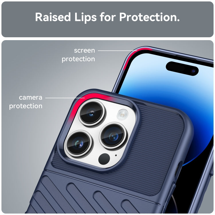 THUNDER Ochranný kryt pre Apple iPhone 15 Pro - modrý
