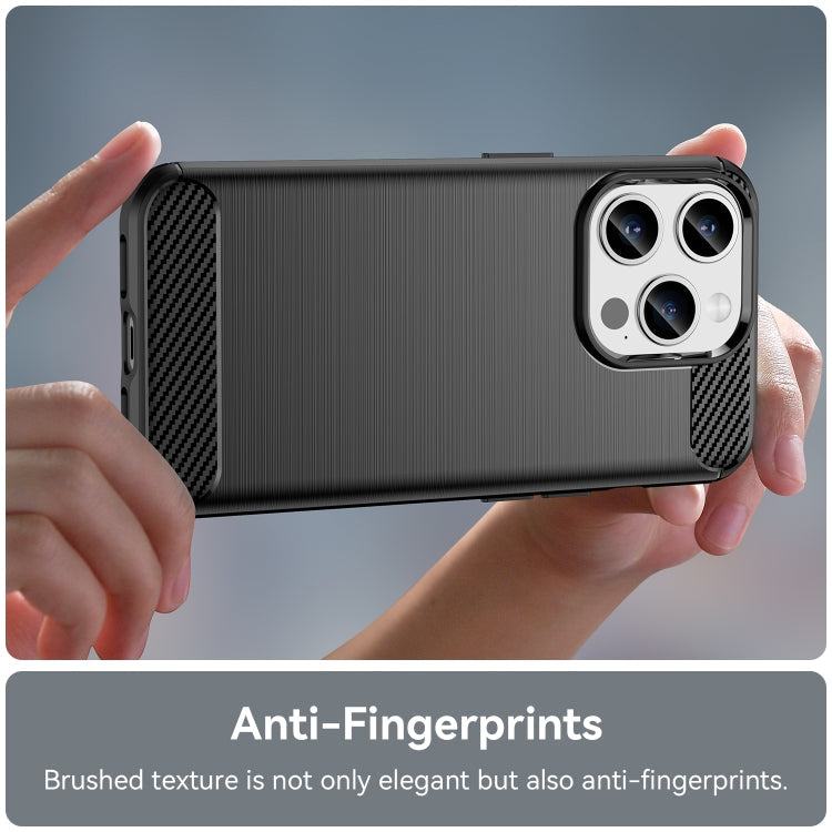 CARBON Zadný obal pre Apple iPhone 15 Pro - čierny