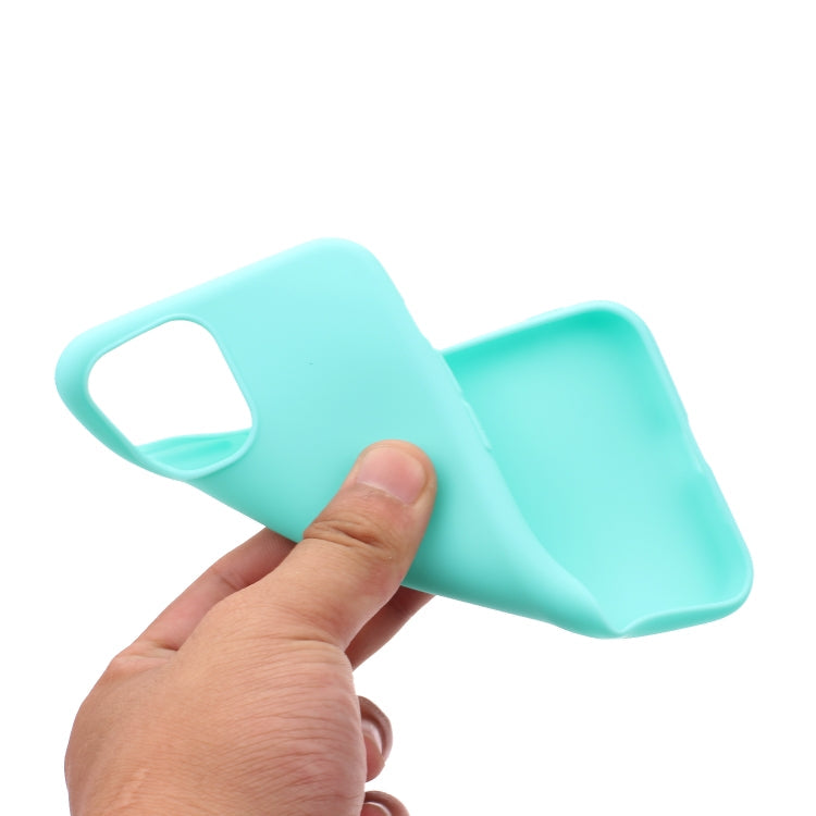 MATT Silikónový obal pre Apple iPhone 15 Pro - mentolový
