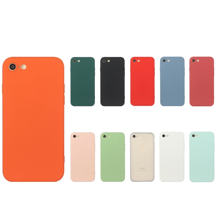 MATT Silikónový obal pre Apple iPhone 7 / iPhone 8 / iPhone SE 2022 / 2020 - červený