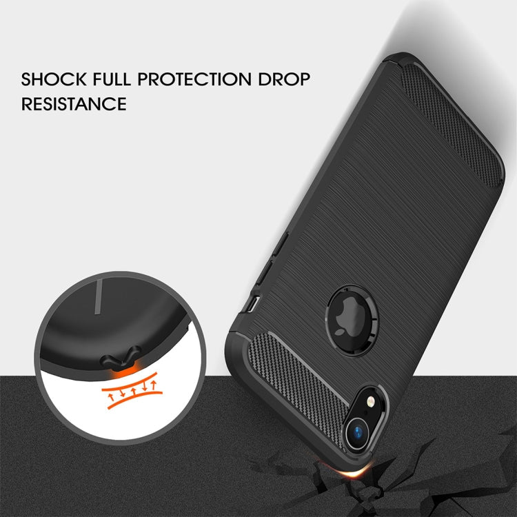 CARBON Zadný obal pre Apple iPhone XR - čierny