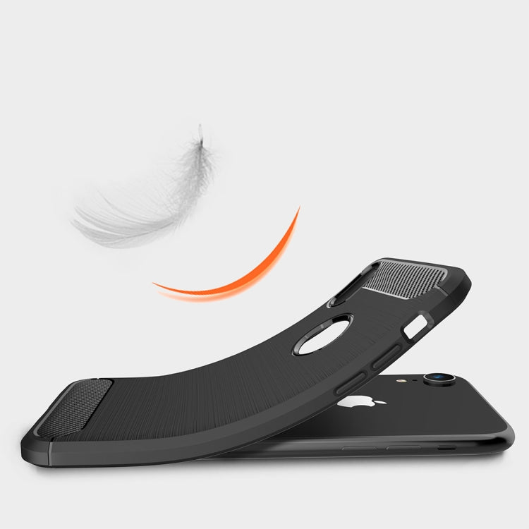 CARBON Zadný obal pre Apple iPhone XR - čierny