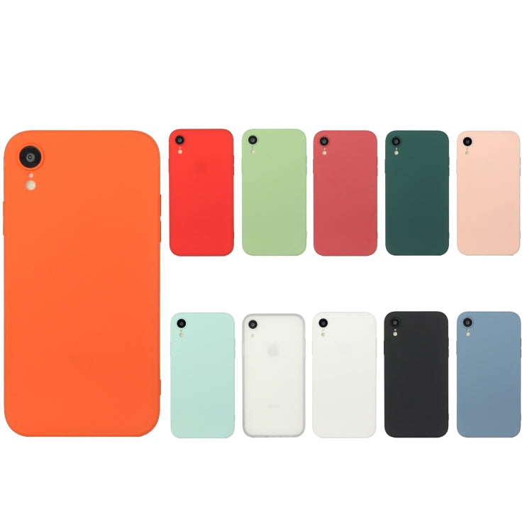 MATT Silikónový obal pre Apple iPhone XR - svetlo zelený