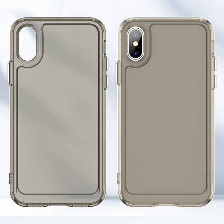 CANDY Zadný obal pre Apple iPhone X / XS - sivý