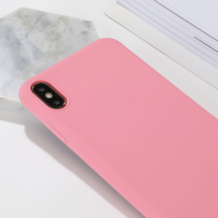 MATT Silikónový obal pre Apple iPhone X / XS - modrý