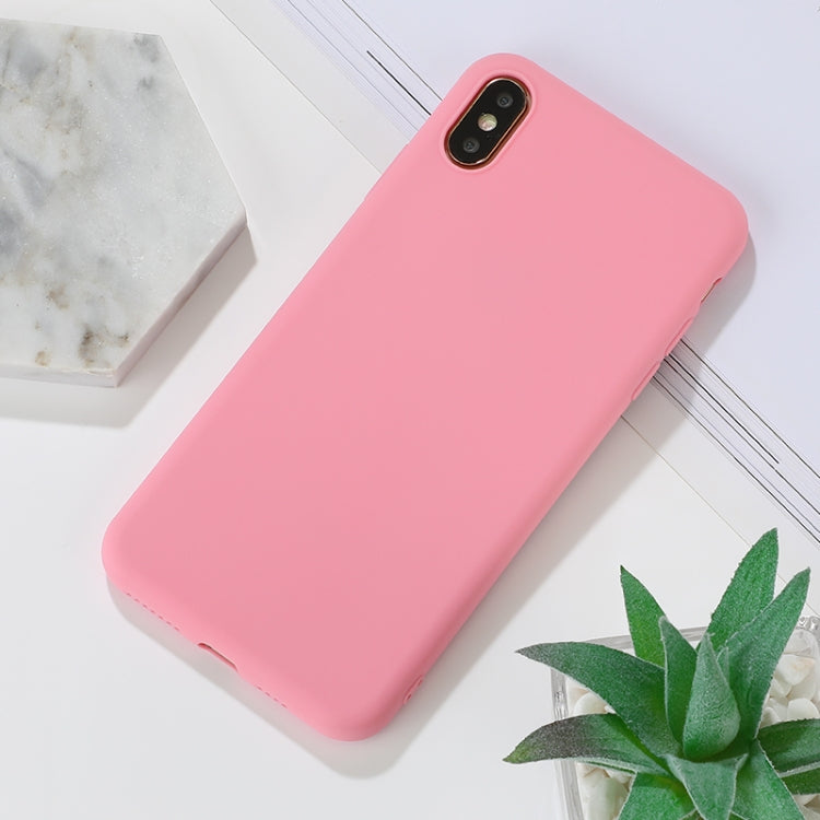 MATT Silikónový obal pre Apple iPhone X / XS - modrý