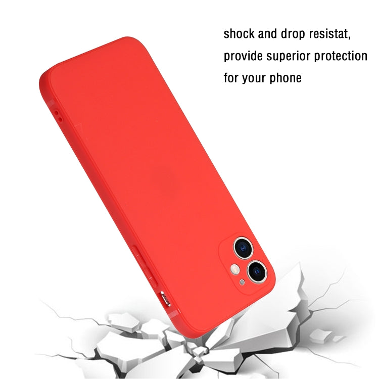 MATT Silikónový obal pre Apple iPhone 11 - červený