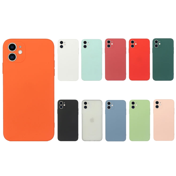 MATT Silikónový obal pre Apple iPhone 11 - červený