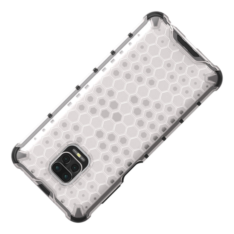 HONEYCOMB Tvrdený kryt pre Xiaomi Redmi Note 9S / Note 9 Pro - biely