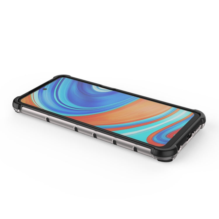 HONEYCOMB Tvrdený kryt pre Xiaomi Redmi Note 9S / Note 9 Pro - biely