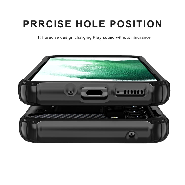 HYBRID ARMOR Tvrdený kryt na SAMSUNG GALAXY A54 5G - čierny