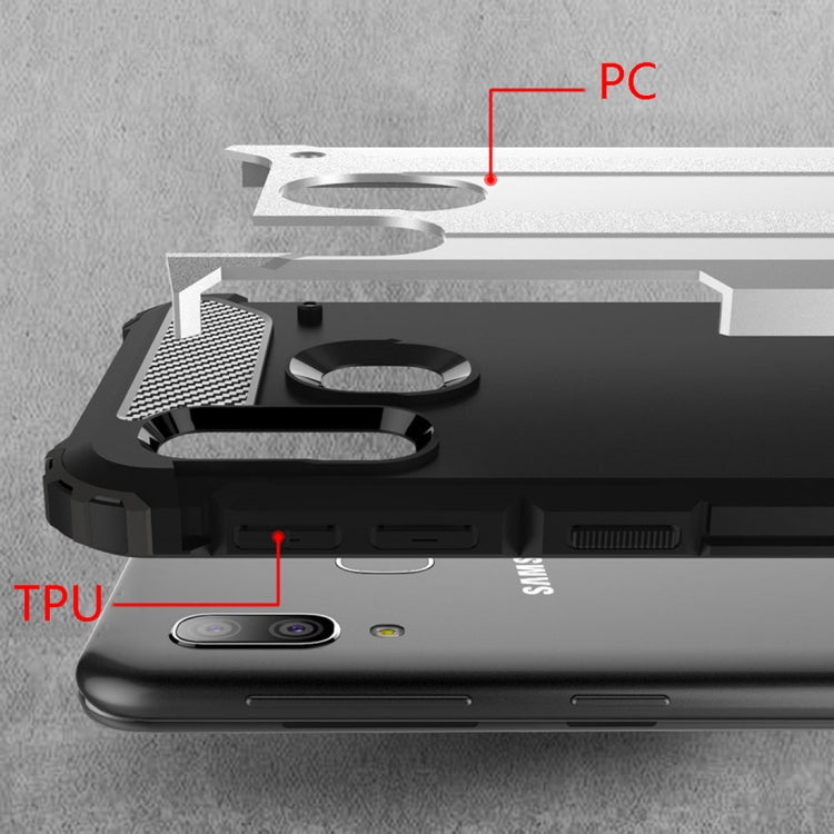 HYBRID ARMOR Tvrdený kryt na Samsung Galaxy A20e - zlatý