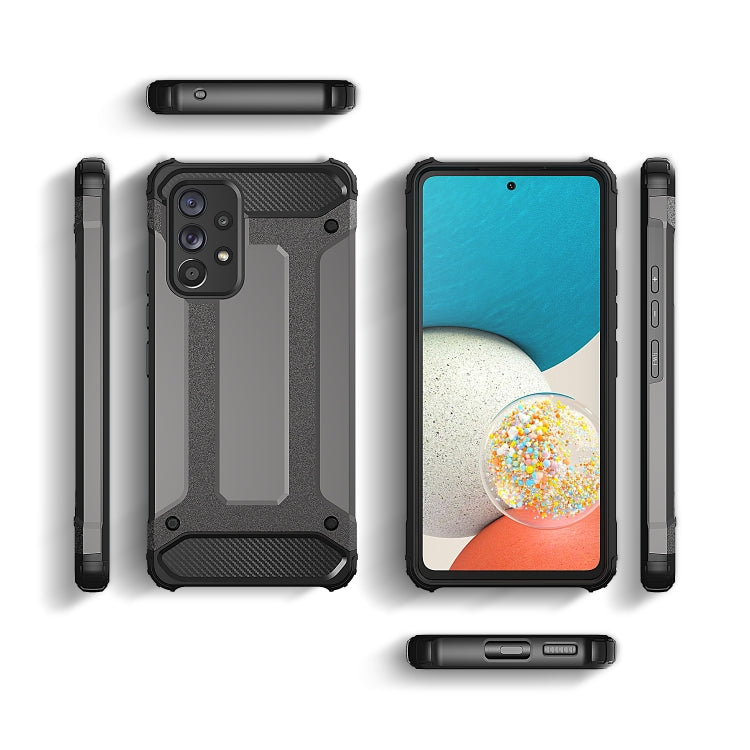 HYBRID ARMOR Tvrdený kryt na Samsung Galaxy A53 5G - zlatý