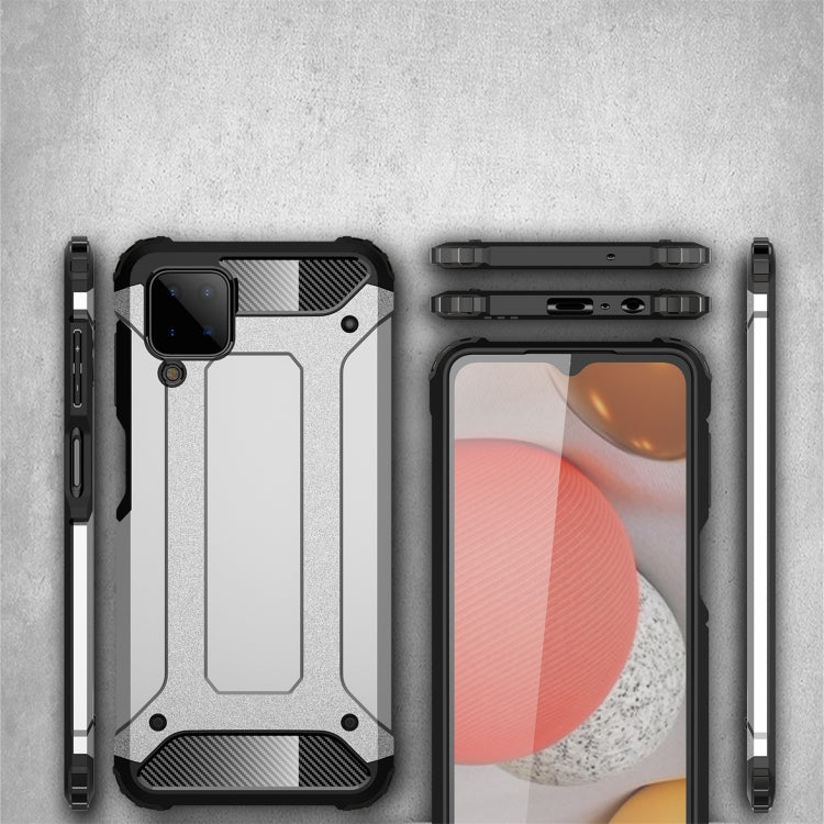 HYBRID ARMOR Tvrdený kryt na Samsung Galaxy A12 - čierny