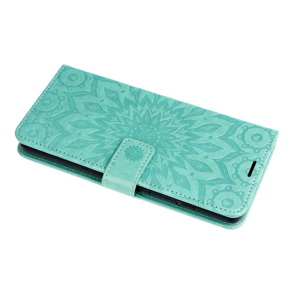 MEZZO Knižkové puzdro pre Samsung Galaxy A35 5G - MANDALA (zelené)