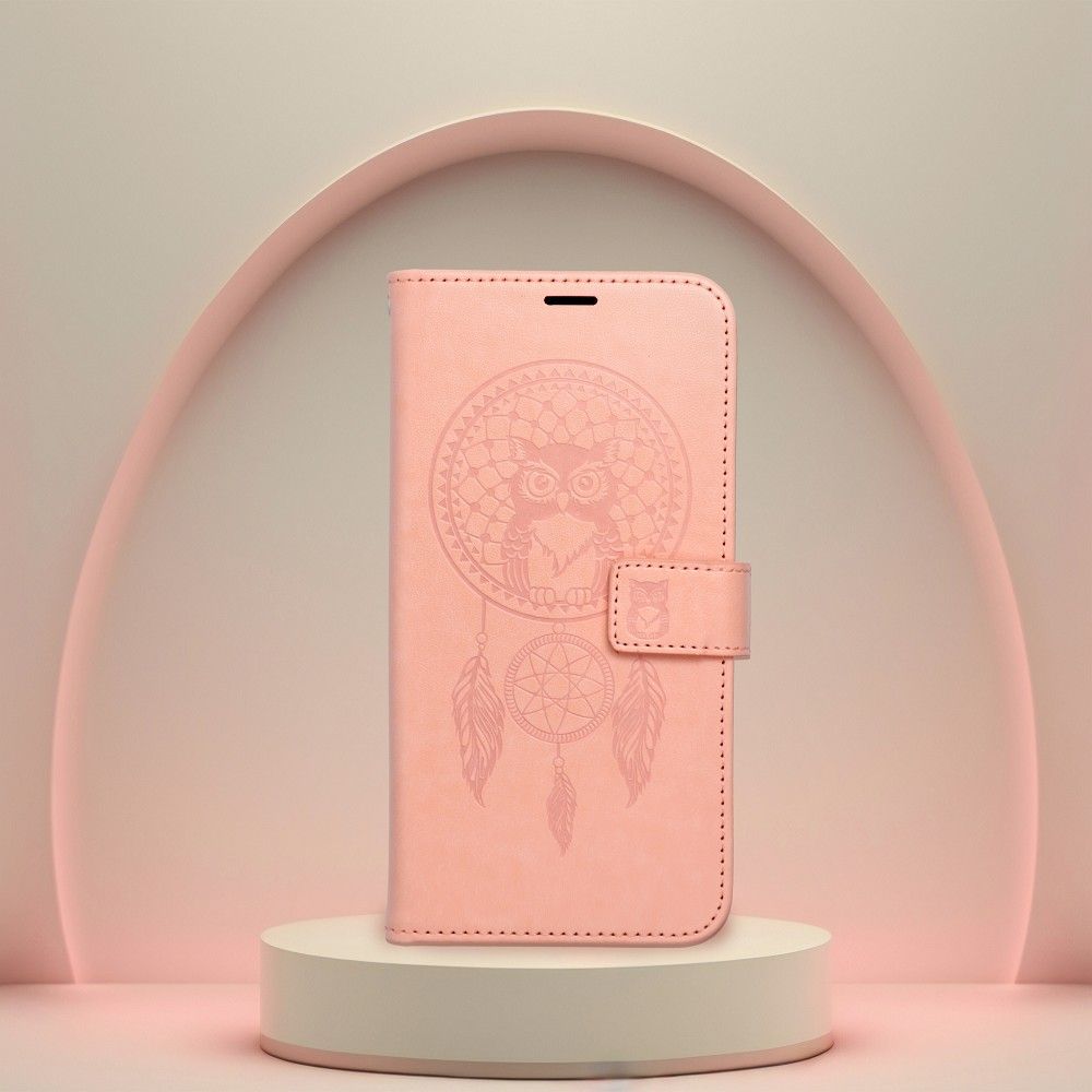 MEZZO Knižkové puzdro pre Samsung Galaxy A35 5G - Lapač snov (oranžové)