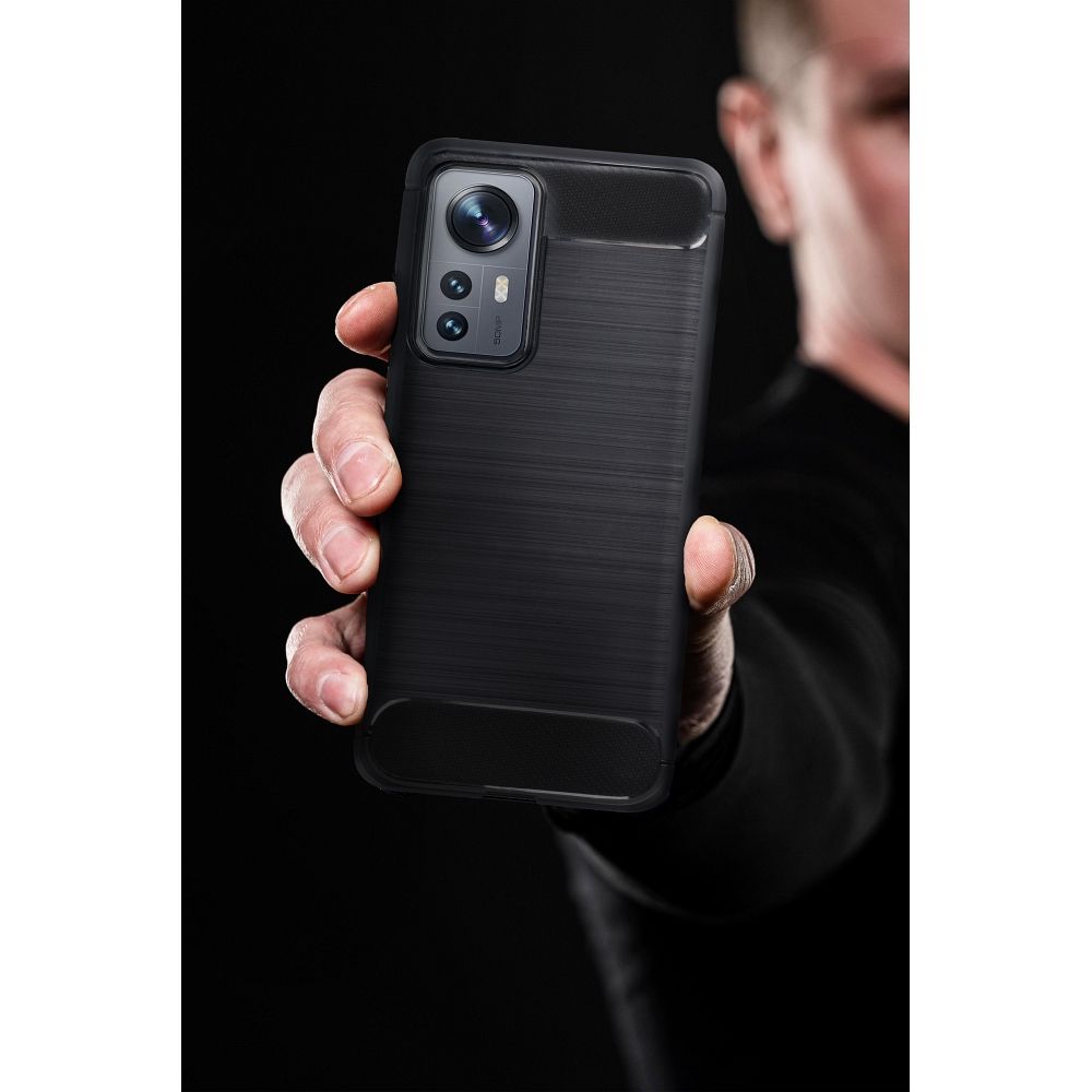 CARBON Zadný kryt pre Xiaomi Redmi Note 13 PRO - čierny