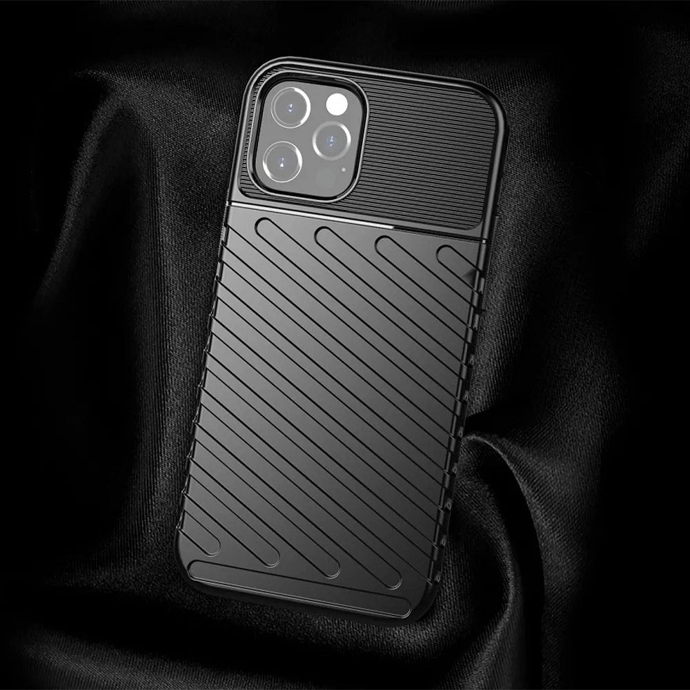 THUNDER Zadný kryt pre Samsung Galaxy A55 5G - čierny