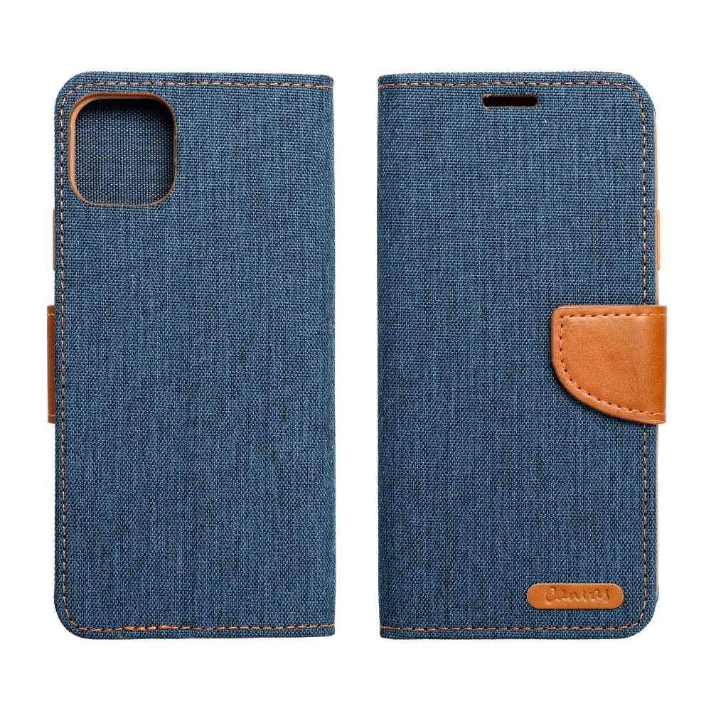 CANVAS Knižkové puzdro pre Xiaomi Redmi Note 13 PRO+ 5G - modro hnedé