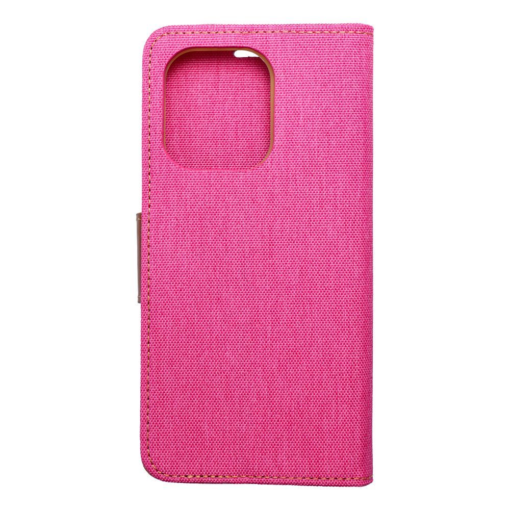 CANVAS Knižkové puzdro pre Xiaomi Redmi Note 13 - ružovo hnedé