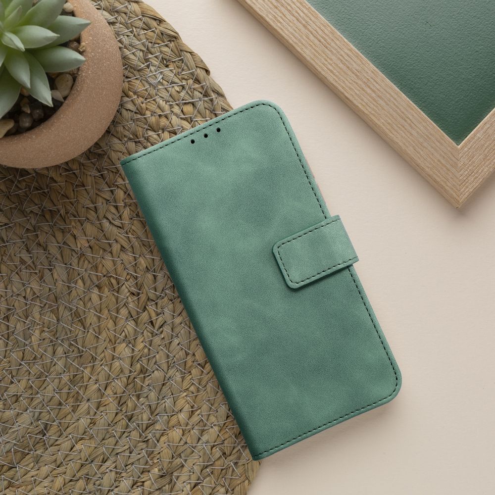 TENDER Knižkové puzdro pre Xiaomi Redmi Note 13 PRO - zelené