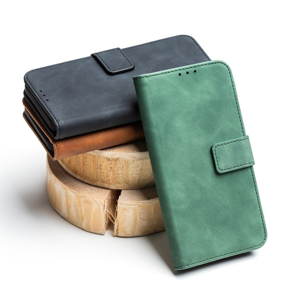 TENDER Knižkové puzdro pre Xiaomi Redmi Note 13 5G - zelené