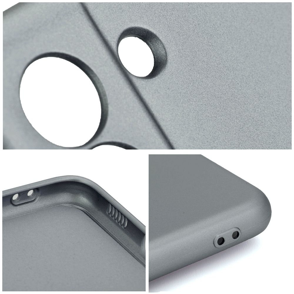 METALLIC Zadný kryt pre Samsung Galaxy A35 5G - sivý