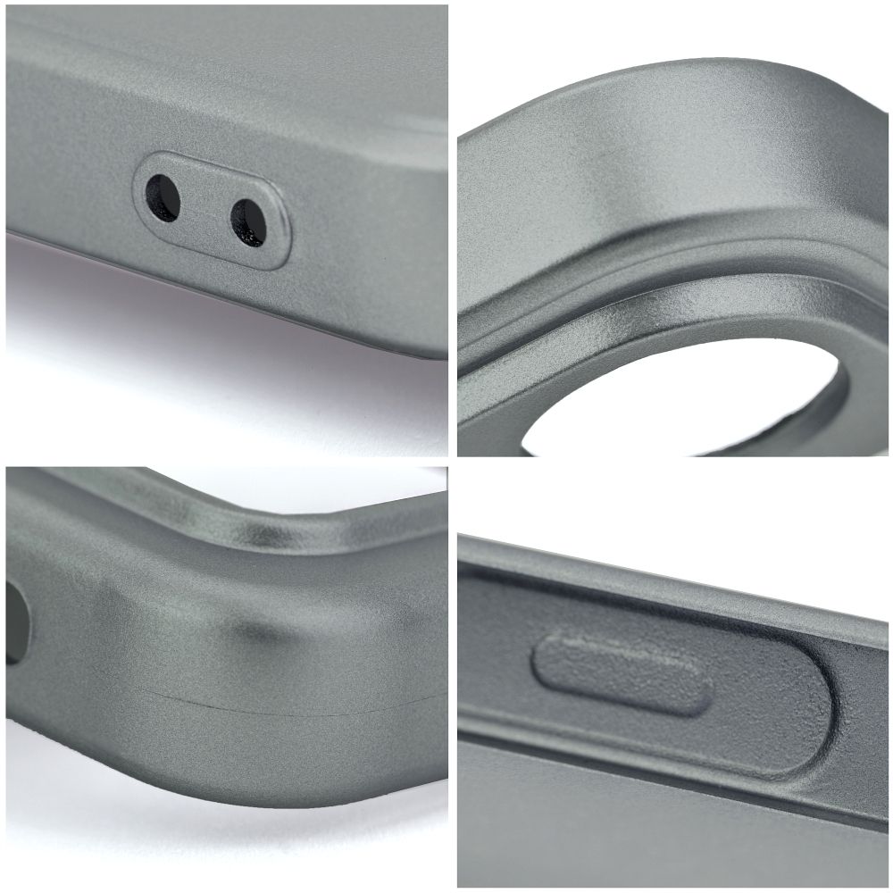 METALLIC Zadný kryt pre Samsung Galaxy A35 5G - sivý