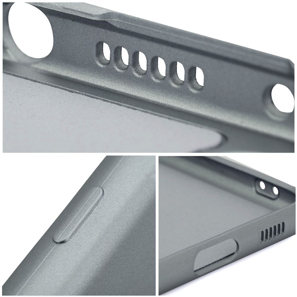 METALLIC Zadný kryt pre Samsung Galaxy A35 5G - sivý