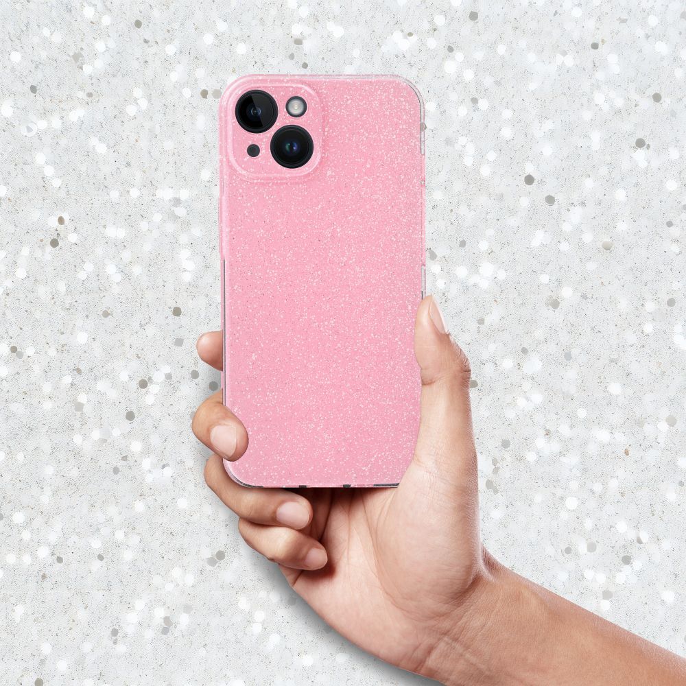 CLEAR CASE 2 mm Zadný kryt pre Xiaomi Redmi 13C / POCO C65 - ružový