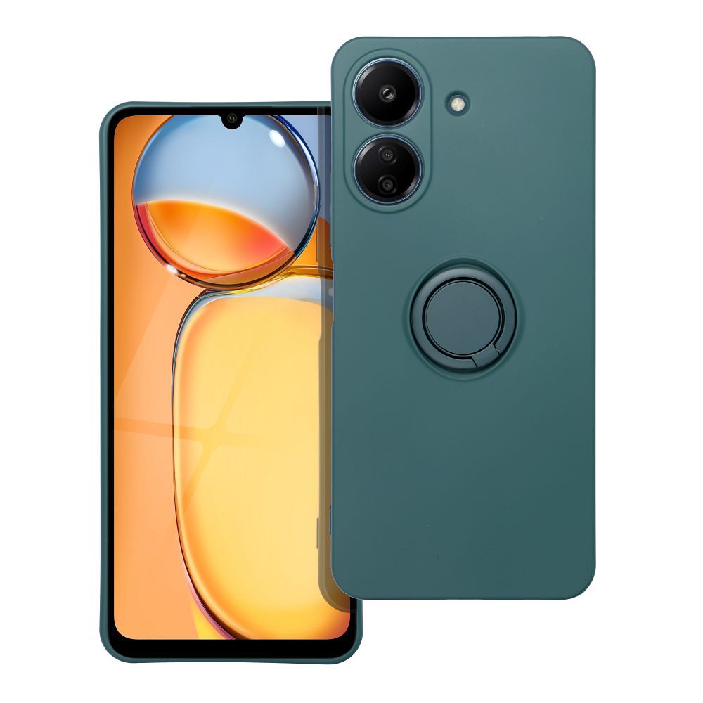 SILICONE RING Zadný kryt pre Xiaomi Redmi 13C / POCO C65 - zelený