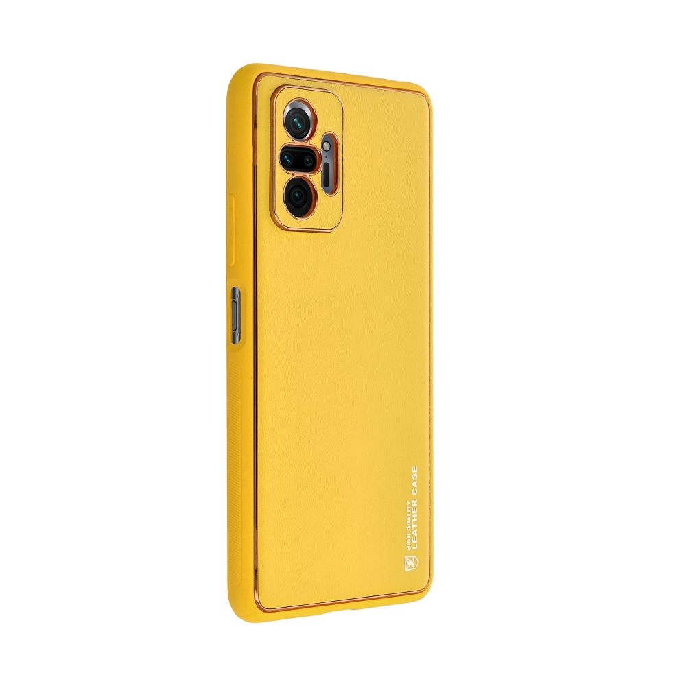 LEDER Zadný kryt pre Xiaomi Redmi 13C / POCO C65 - žltý